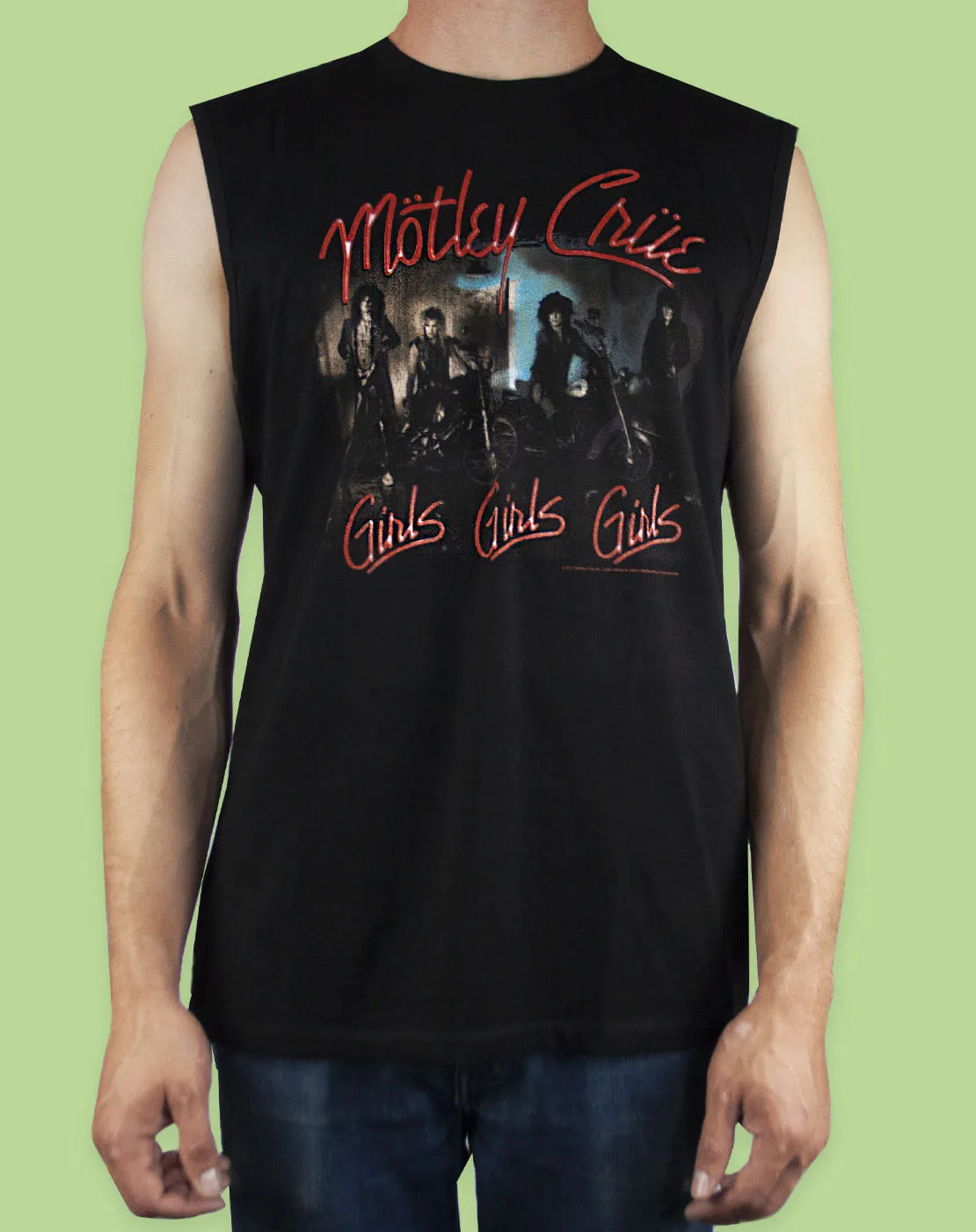 Amplified Motley Crue Girls Girls Girls Mens Sleeveless T-Shirt