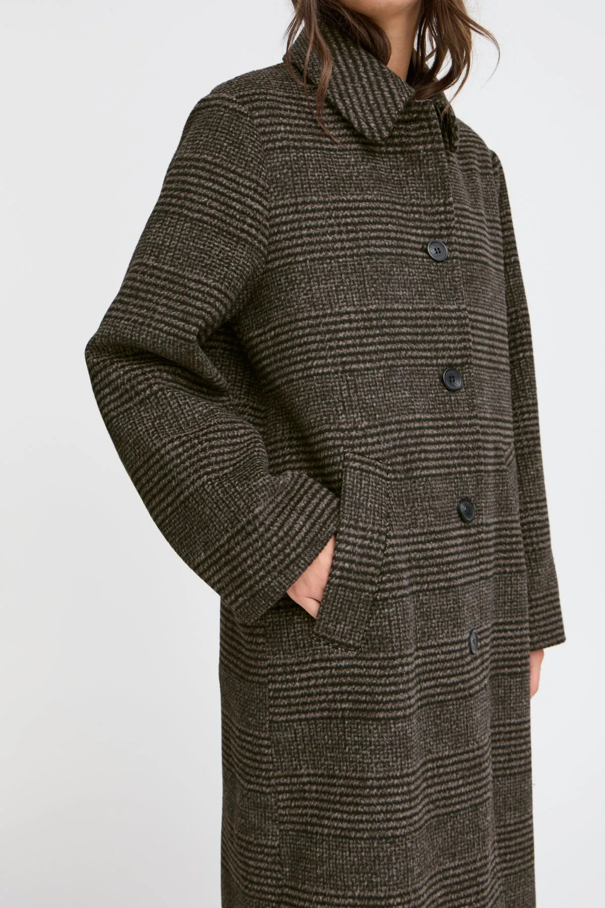 Bocco Coat - Black Mix