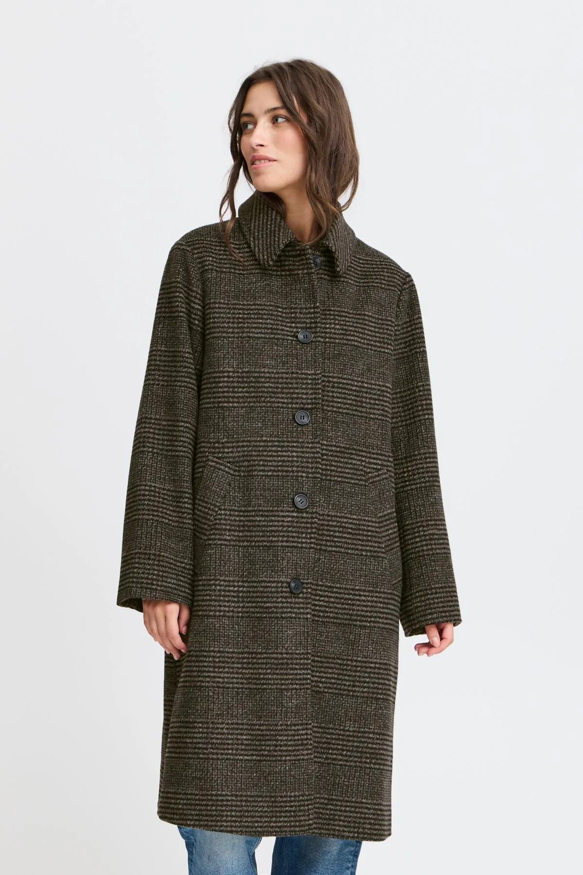 Bocco Coat - Black Mix