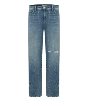 Cambio Paris Crystal Stripe Jeans