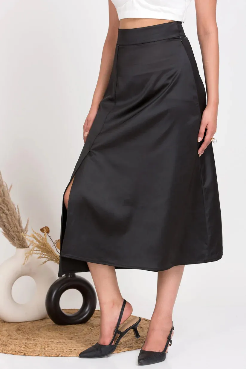 Classic Black Formal Women's Luxury Skirt