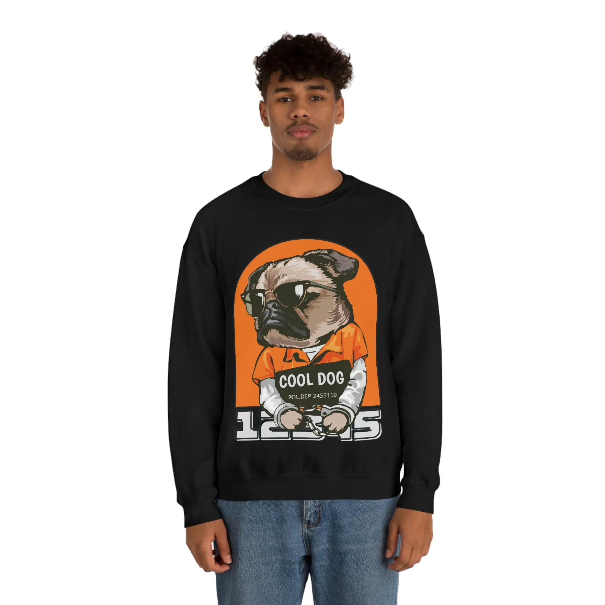 Cool Dog Unisex Heavy Blend™ Crewneck Sweatshirt POD