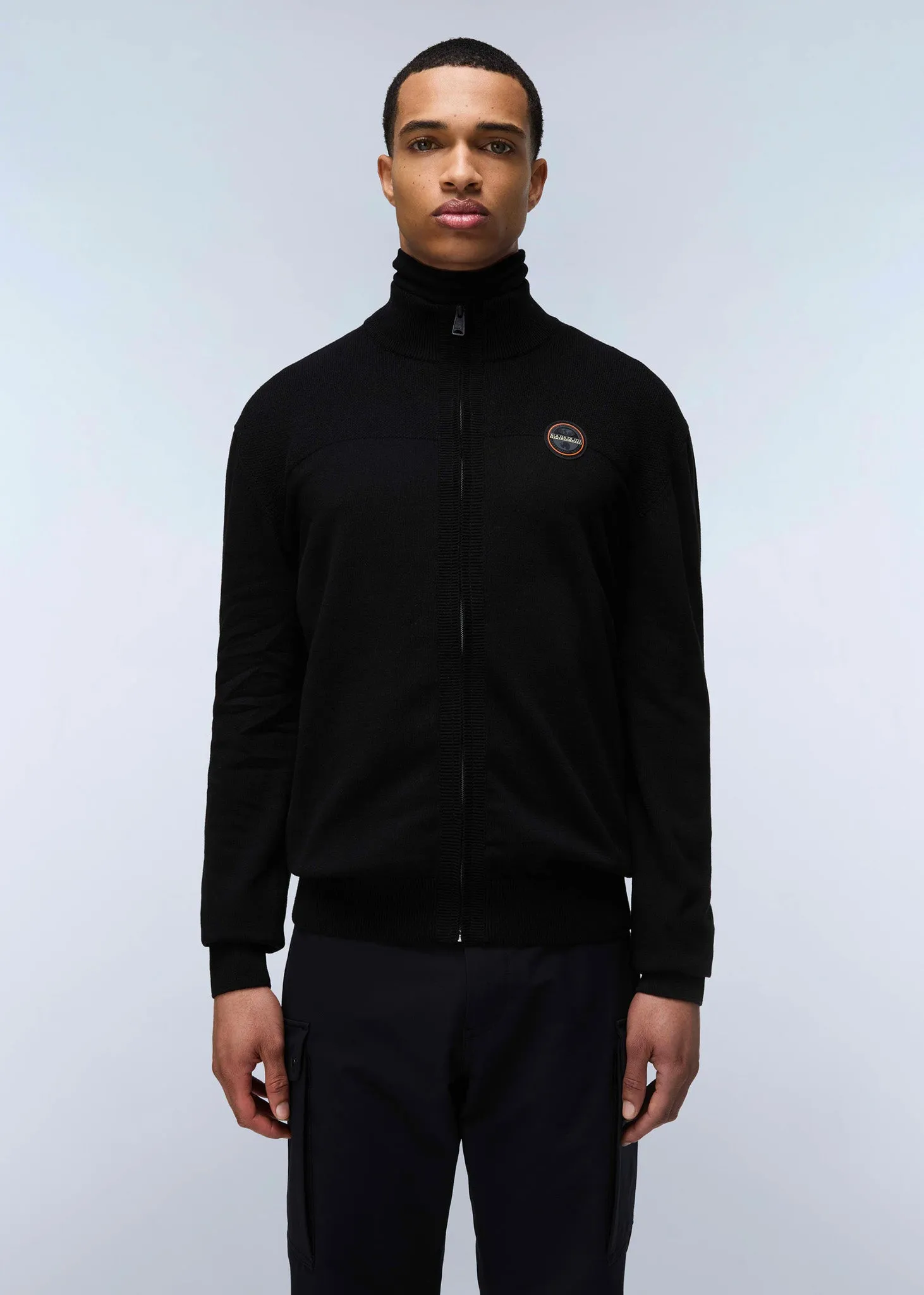 Derri full zip vest - black