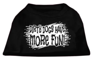 Dirty Dogs Screen Print Shirt Black Lg (14)