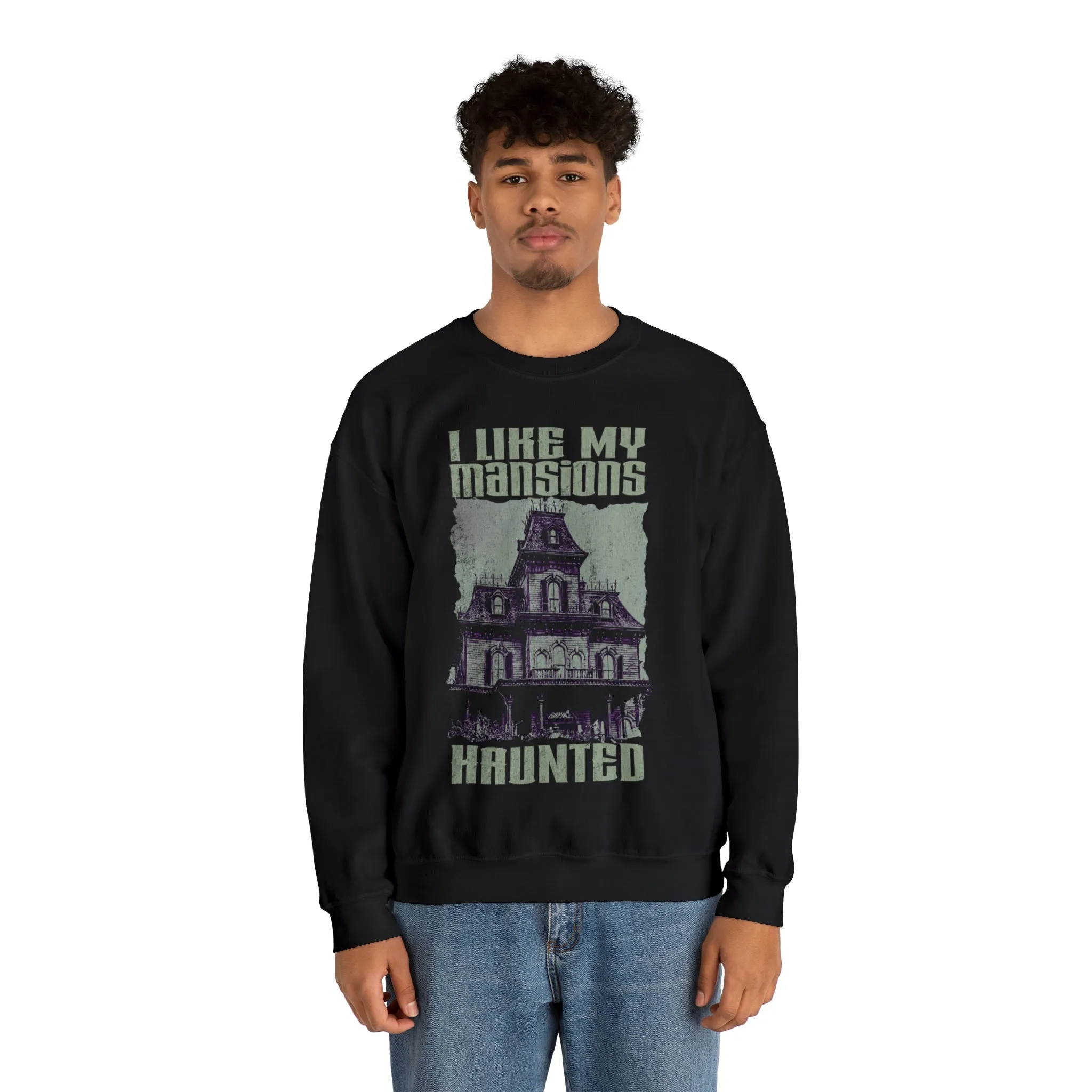 *DLP Version* I Like My Mansions Haunted Sweatshirt