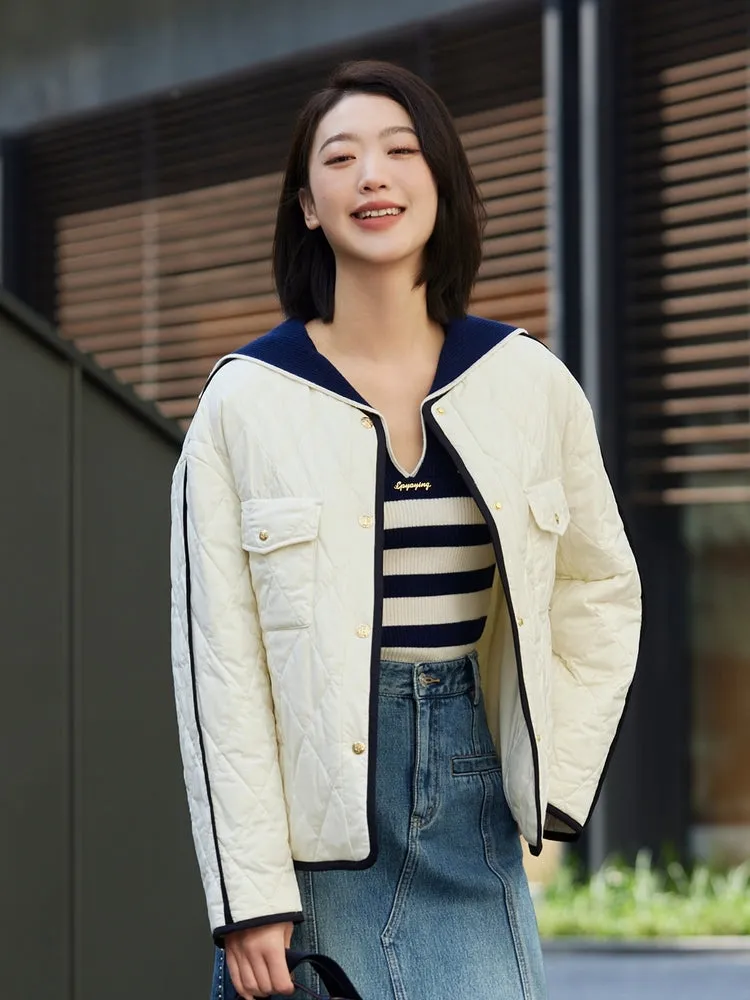 EP YAYING Parisian-Style Cotton Jacket