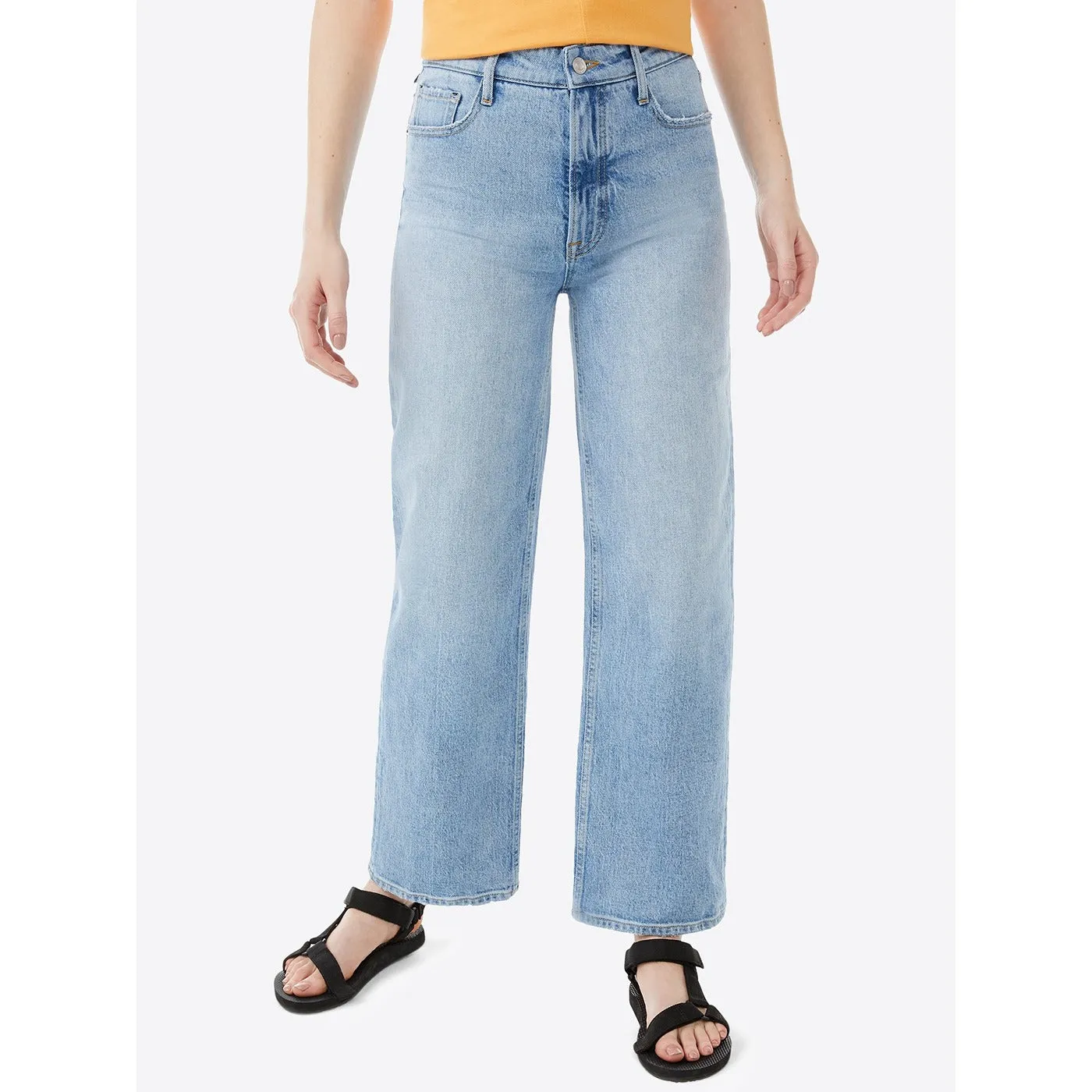 FA Wide Cropped Straight Jeans