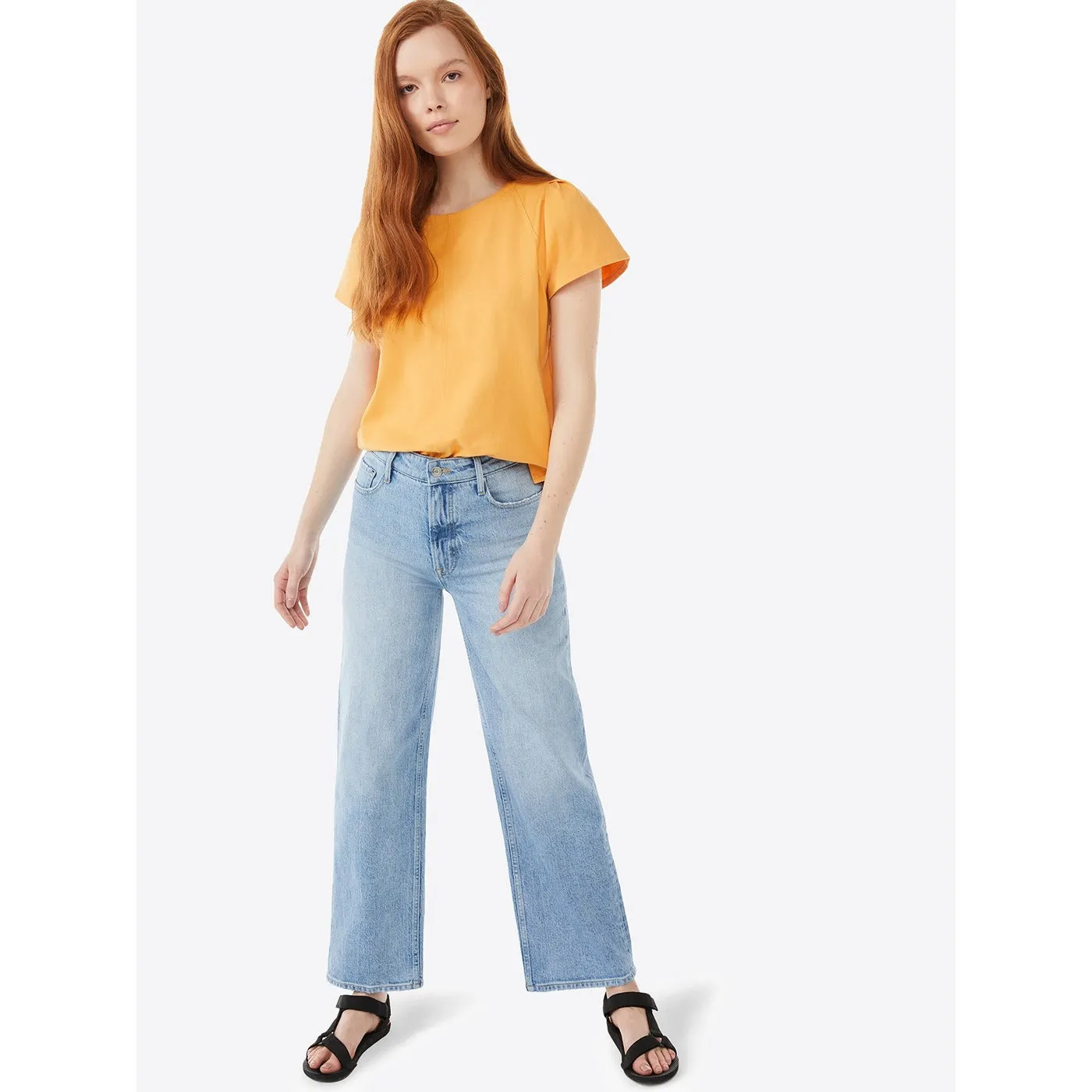 FA Wide Cropped Straight Jeans