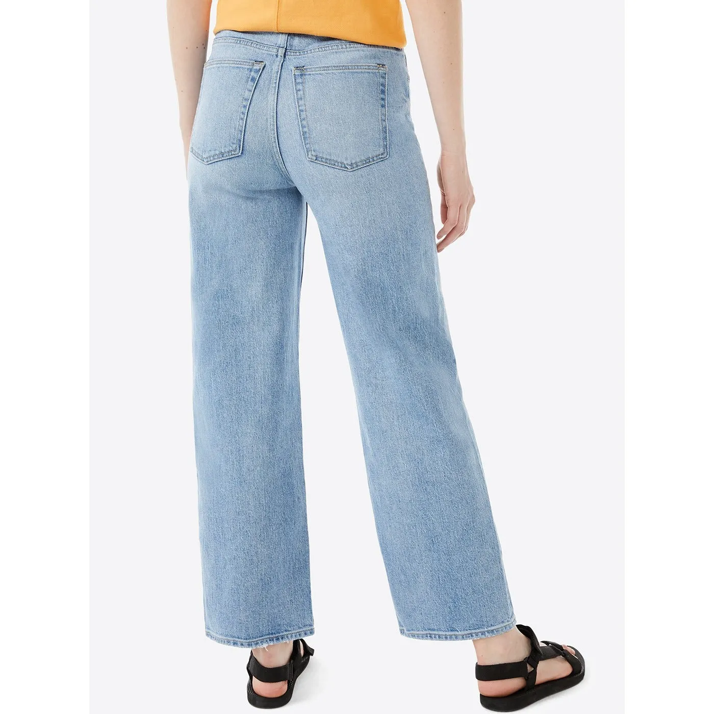 FA Wide Cropped Straight Jeans