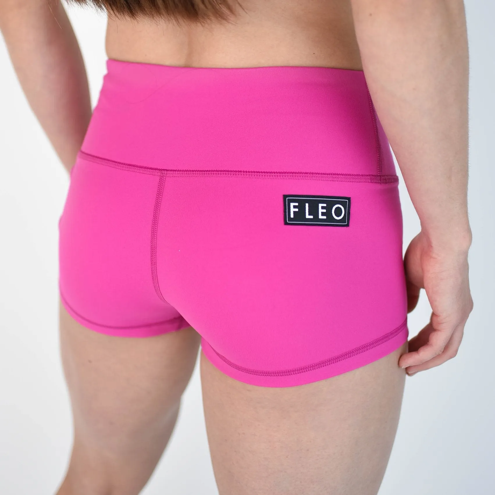 FLEO Rose Violet Shorts (High-rise Original)