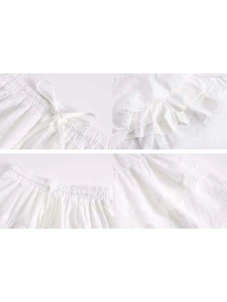 French Girl Lace Bilayer Fluffy Cake Skirt【s0000007372】