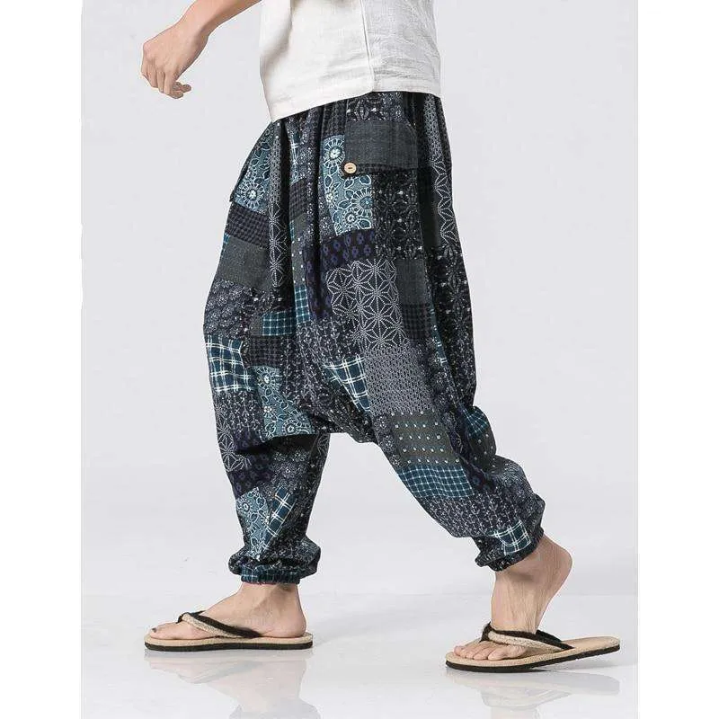 Geometric Harem Pants