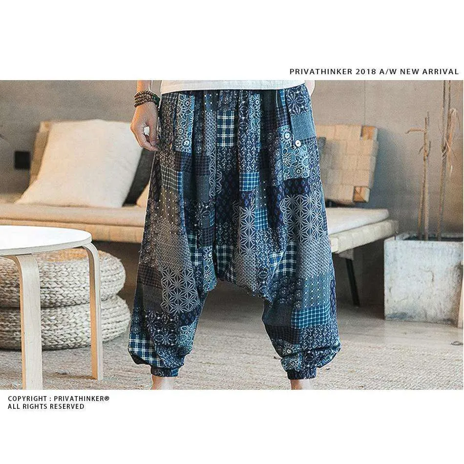 Geometric Harem Pants