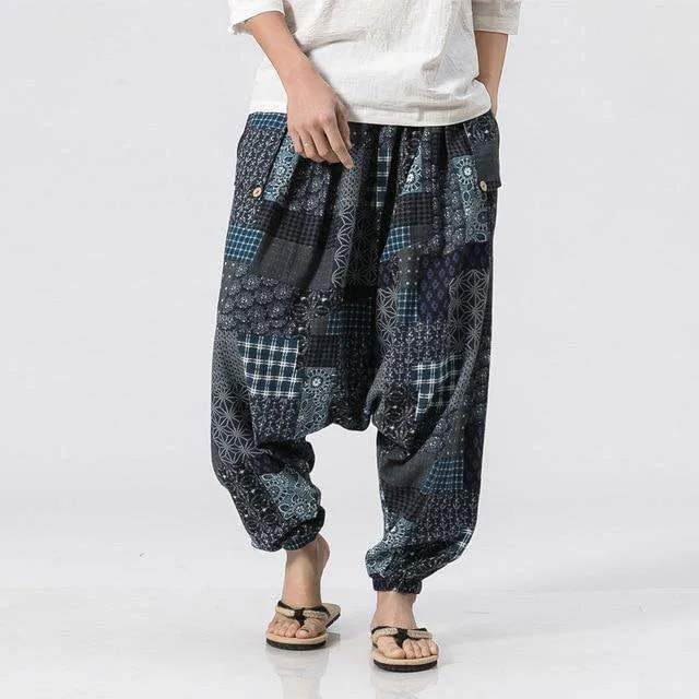 Geometric Harem Pants