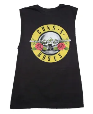 Guns n Roses Guns Print Men's Sleeveless Mens T Shirt Black