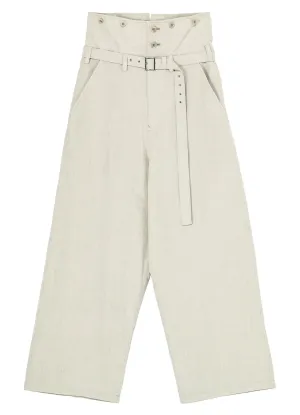 High Waist Pants Wtih Belt