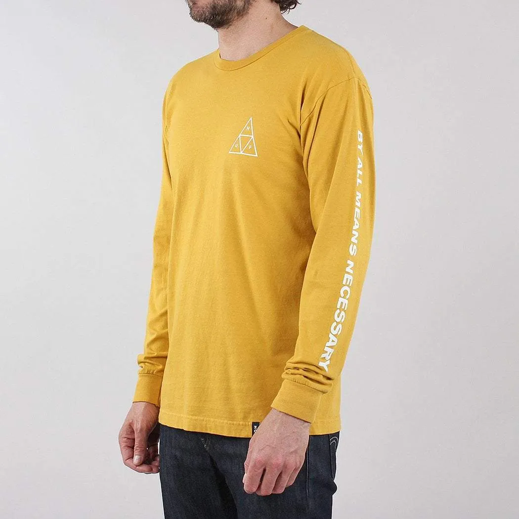 HUF Essentials Triple Triangle Long Sleeve T-shirt