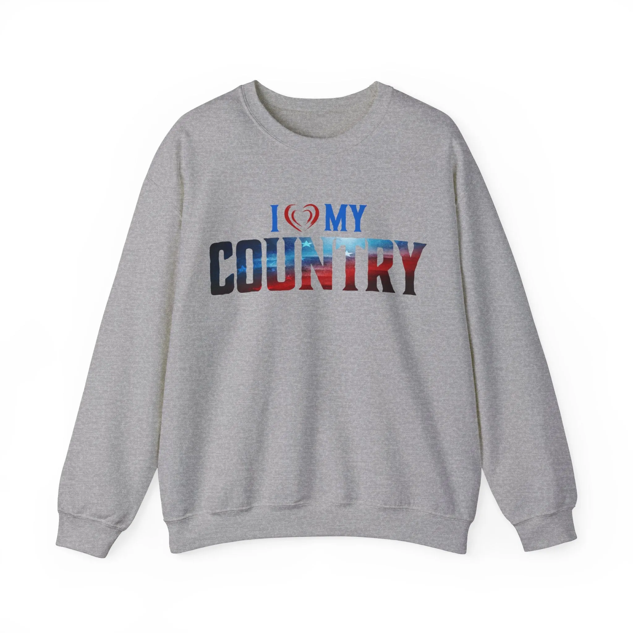 I Love My Country Crewneck Sweatshirt