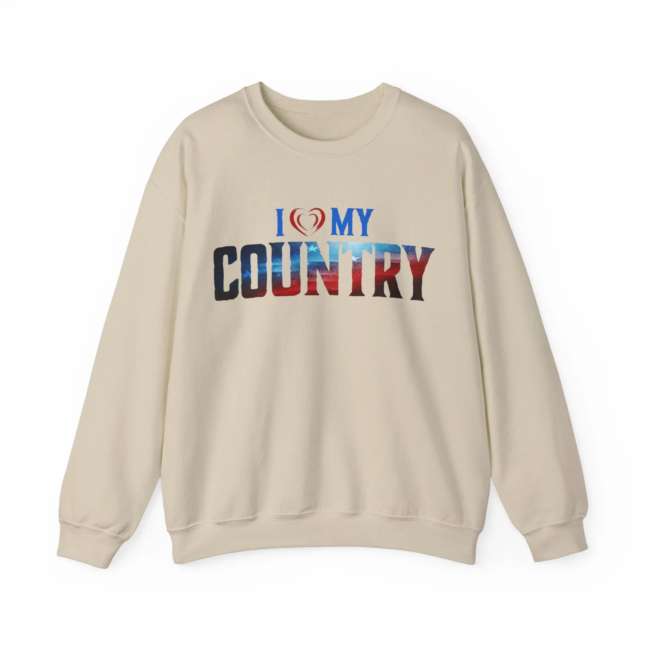 I Love My Country Crewneck Sweatshirt