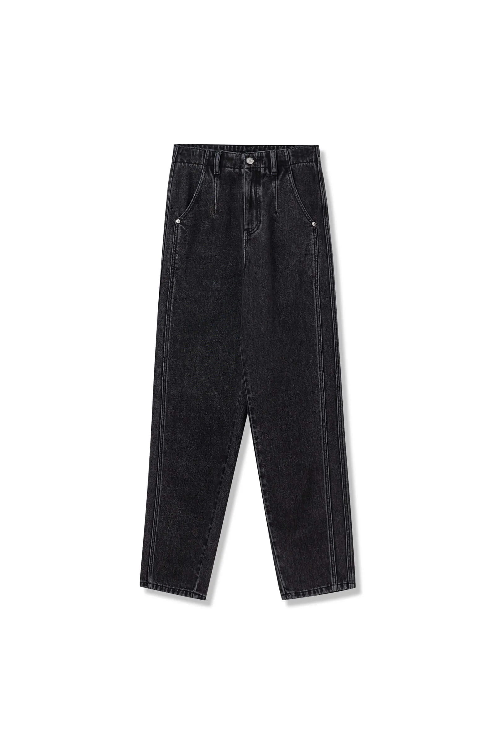 LILY High-Waisted Straight-Leg Jeans