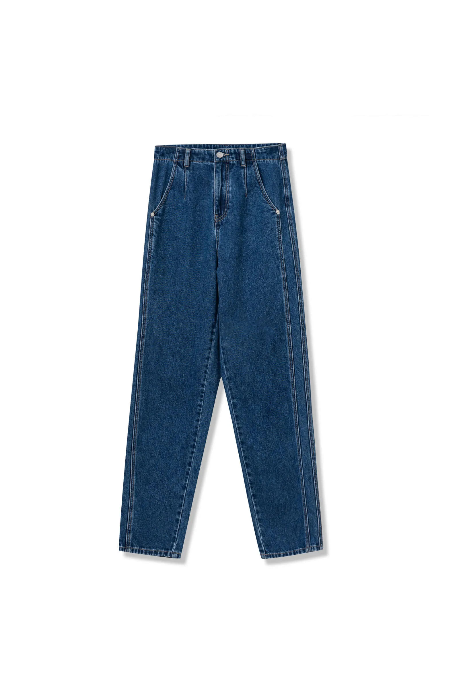 LILY High-Waisted Straight-Leg Jeans