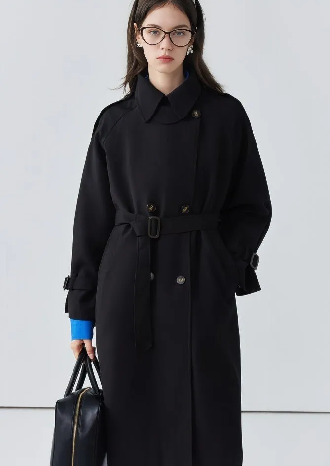 LOOSE NECK TRENCH COAT