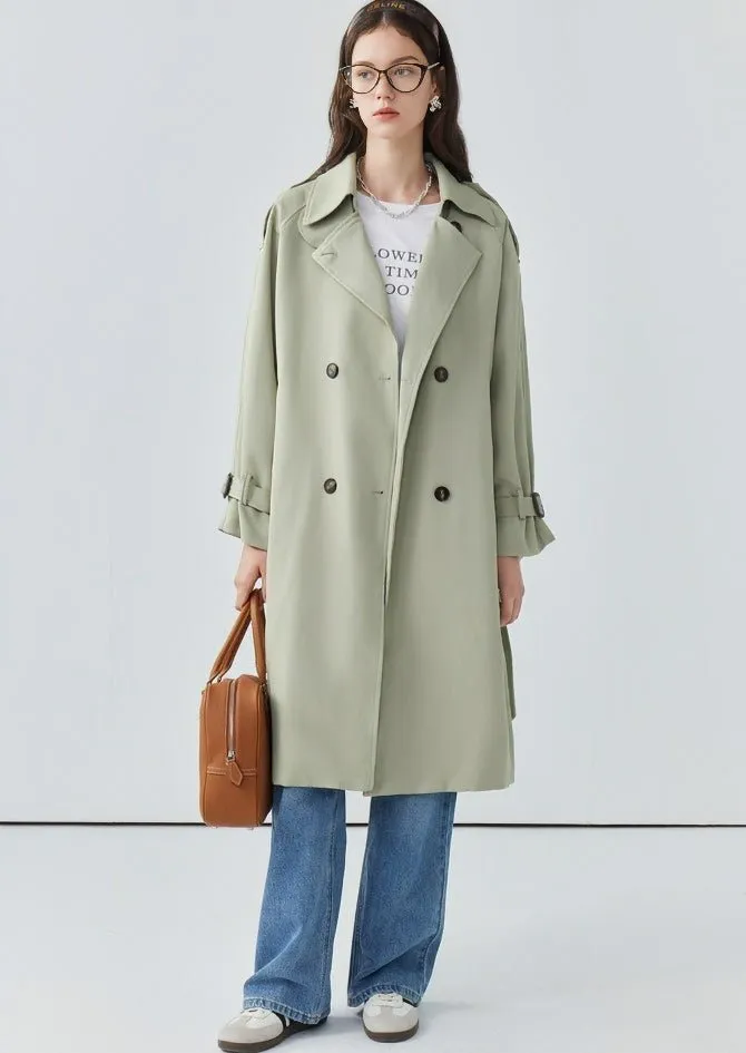 LOOSE NECK TRENCH COAT