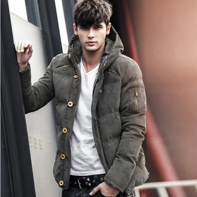 Luxury Padded Modern Corduroy Jacket