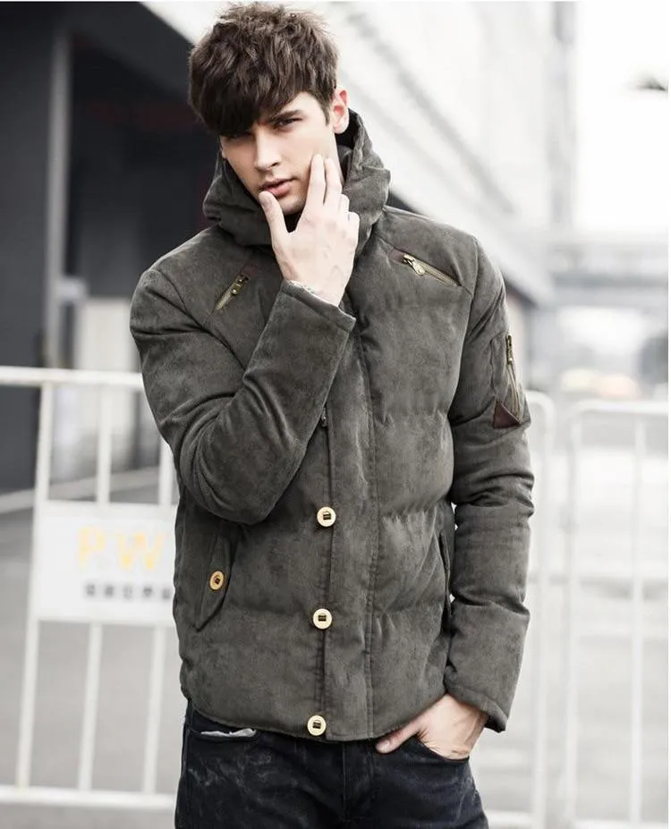 Luxury Padded Modern Corduroy Jacket