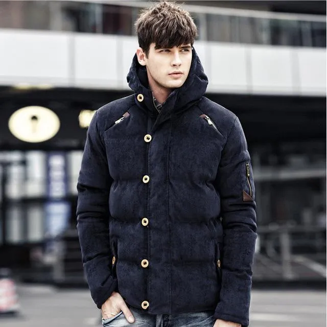 Luxury Padded Modern Corduroy Jacket