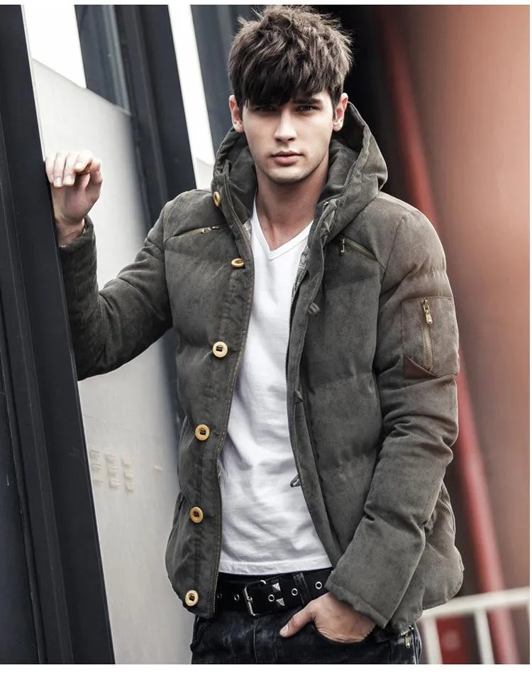 Luxury Padded Modern Corduroy Jacket