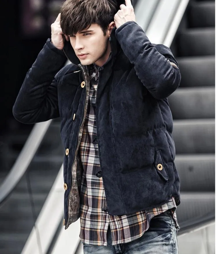 Luxury Padded Modern Corduroy Jacket