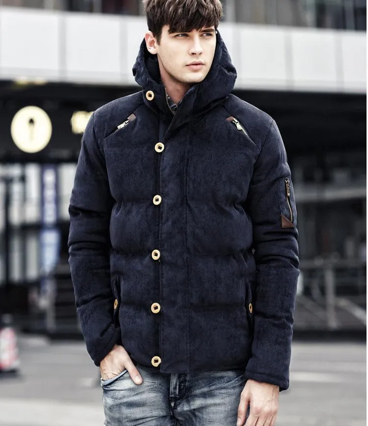 Luxury Padded Modern Corduroy Jacket