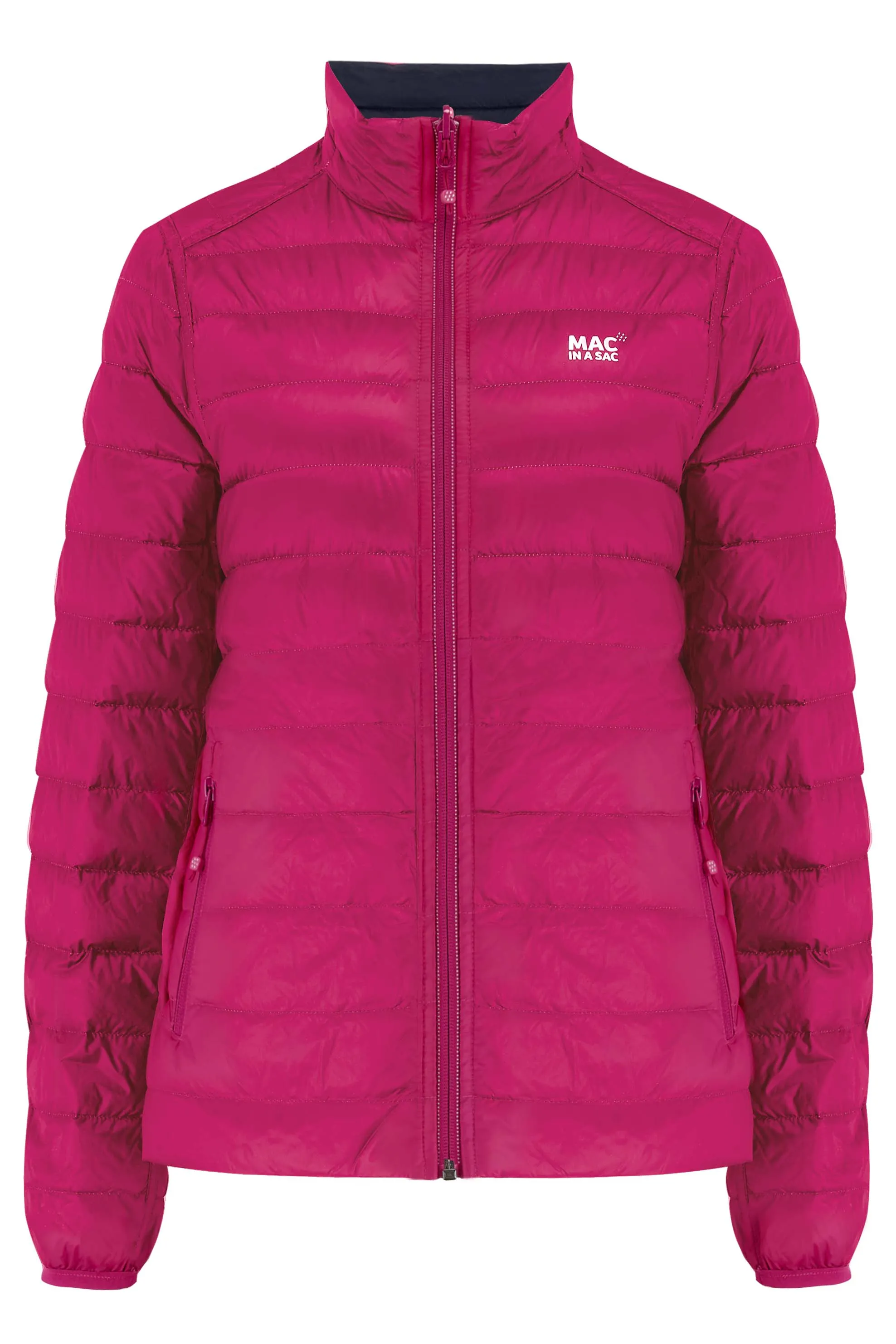 Mac In A Sac Polar2 Down Reversible (Ladies) - Fuchsia/Navy