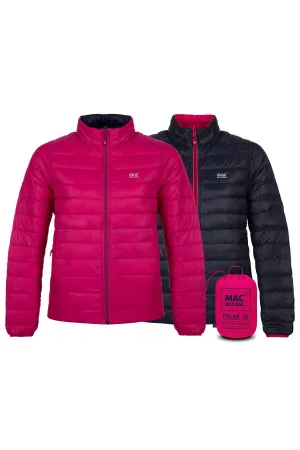 Mac In A Sac Polar2 Down Reversible (Ladies) - Fuchsia/Navy