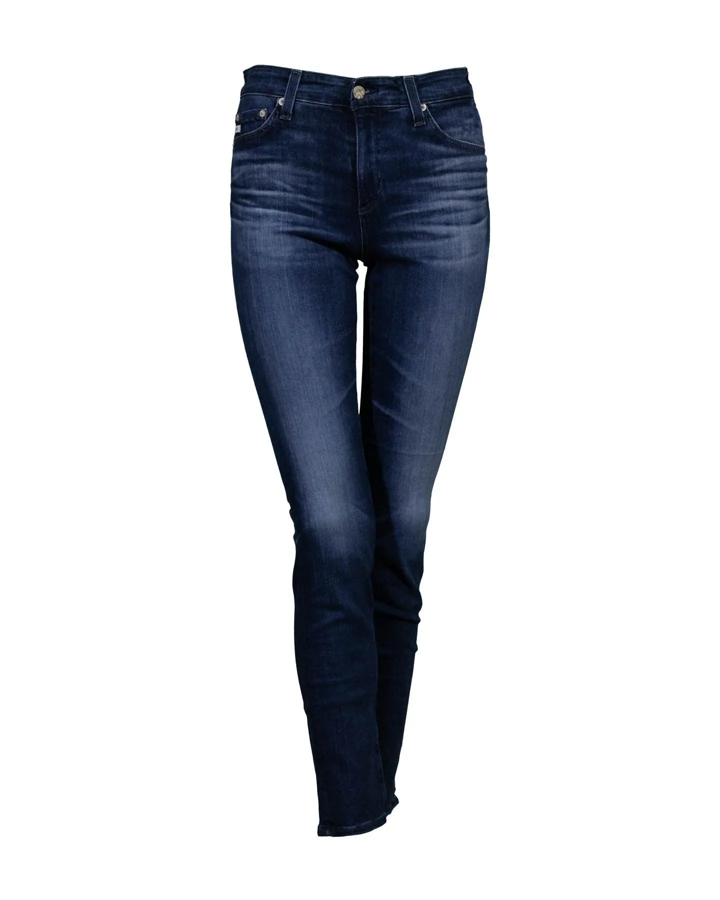 Mari High Rise Slim Straight Ankle Jeans