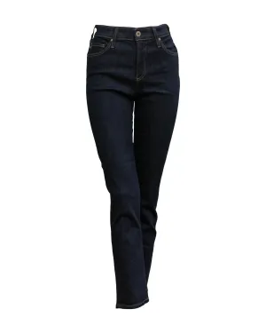 Mari High Rise Slim Straight Ankle Jeans