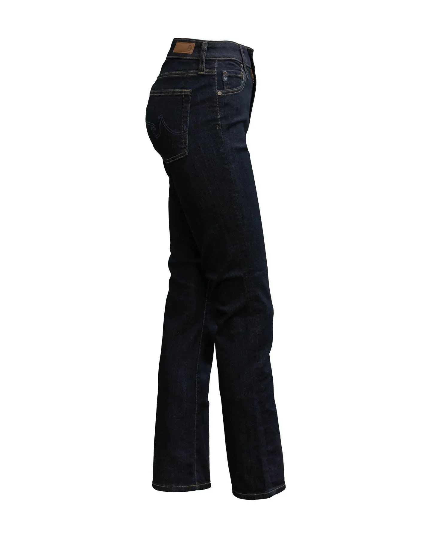 Mari High Rise Slim Straight Ankle Jeans