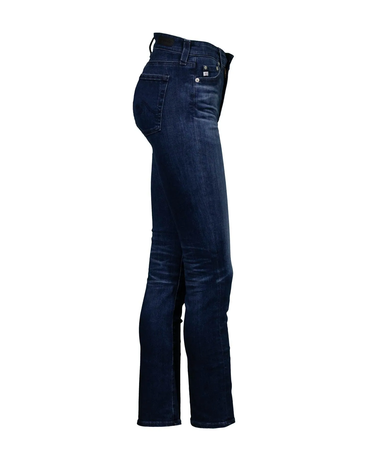 Mari High Rise Slim Straight Ankle Jeans