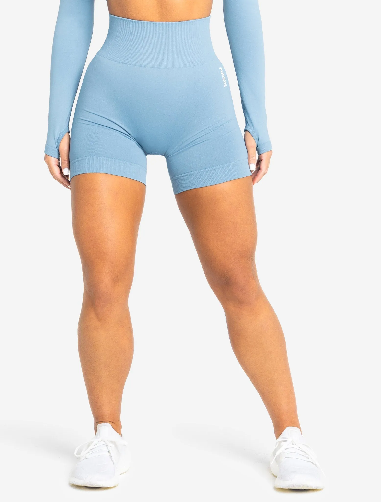 Move Seamless Shorts - Sky Blue