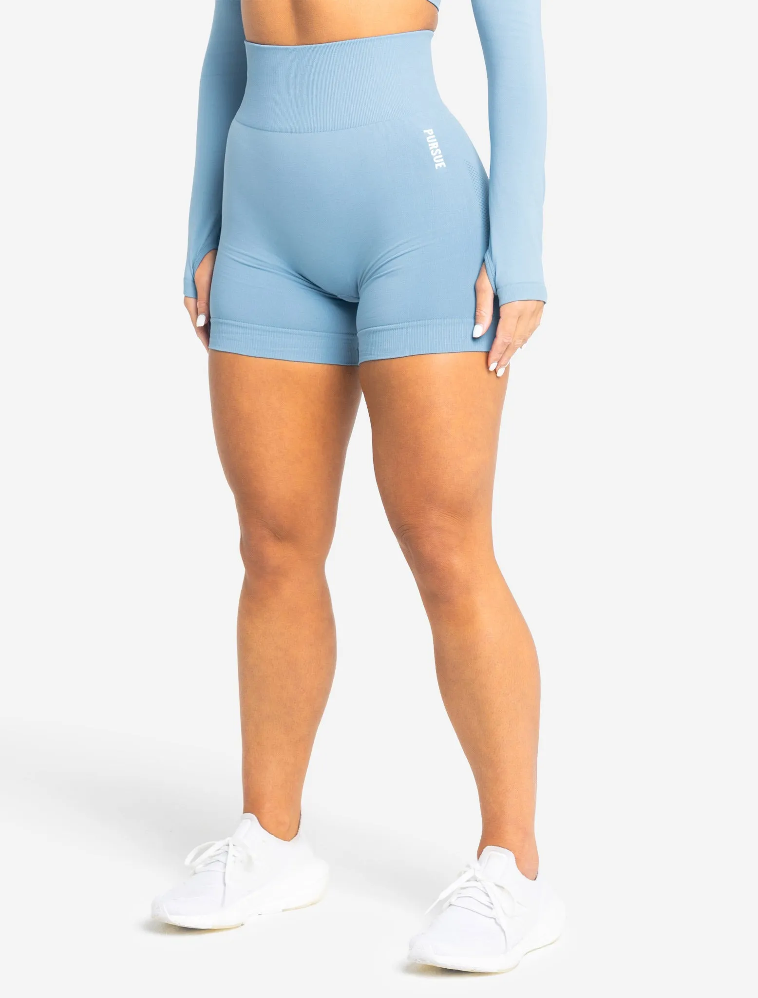 Move Seamless Shorts - Sky Blue