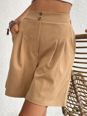 New Loose Pants Casual Ladies High Waist Wide Leg Shorts