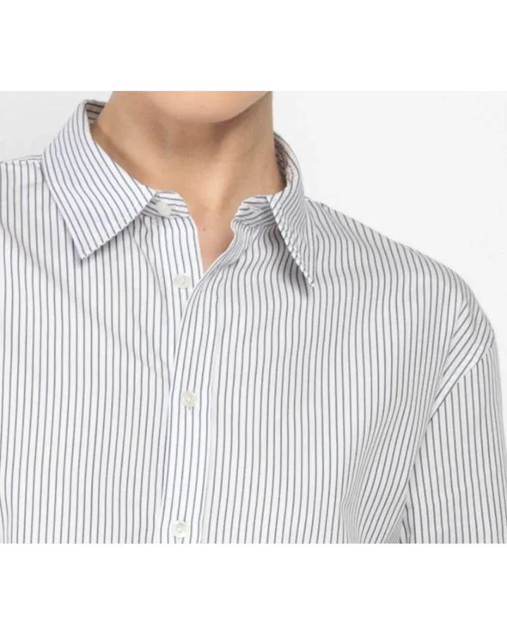 Nili Lotan Raphael Thin Stripe Shirt