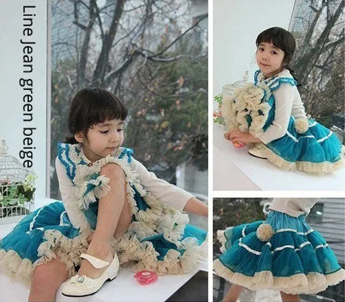 PITaPATs Handmade mini Tutu Skirt for Girls Type C 4-5yrs