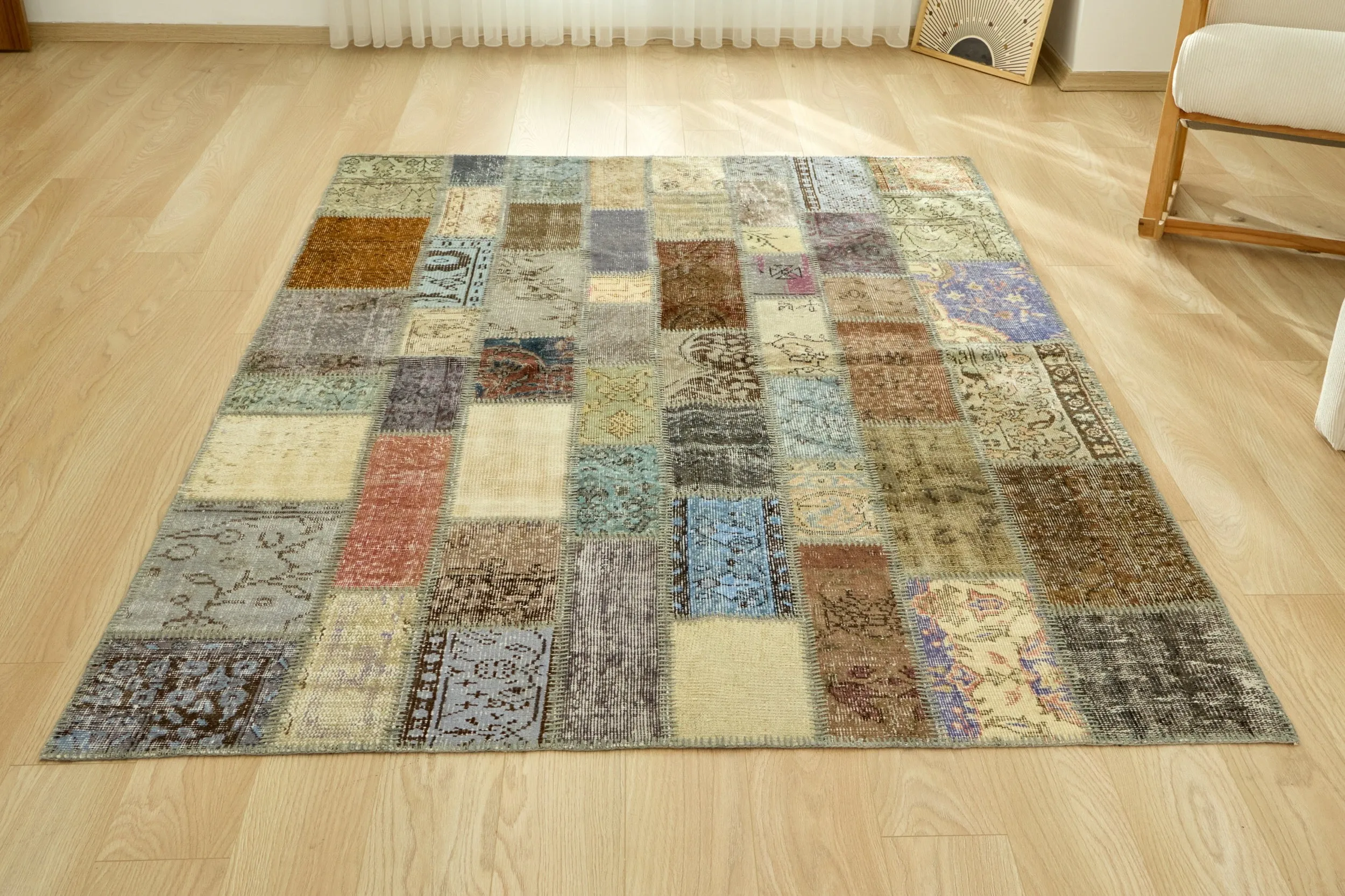 Raelynn - Vintage Turkish Patchwork Rug