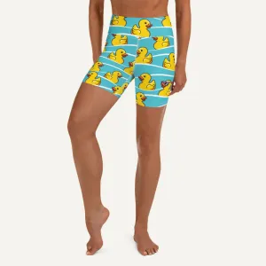 Rubber Ducky High-Waisted Shorts