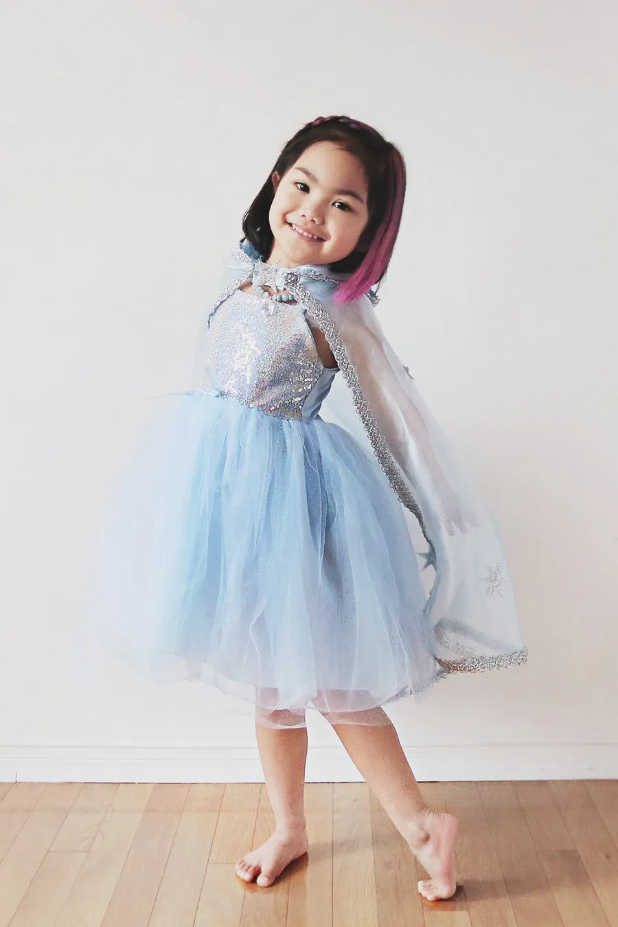 Sequin Princess Dress Blue 5/6