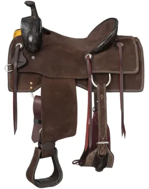 Silver Royal Youth Ranger Ranch Saddle, Brown