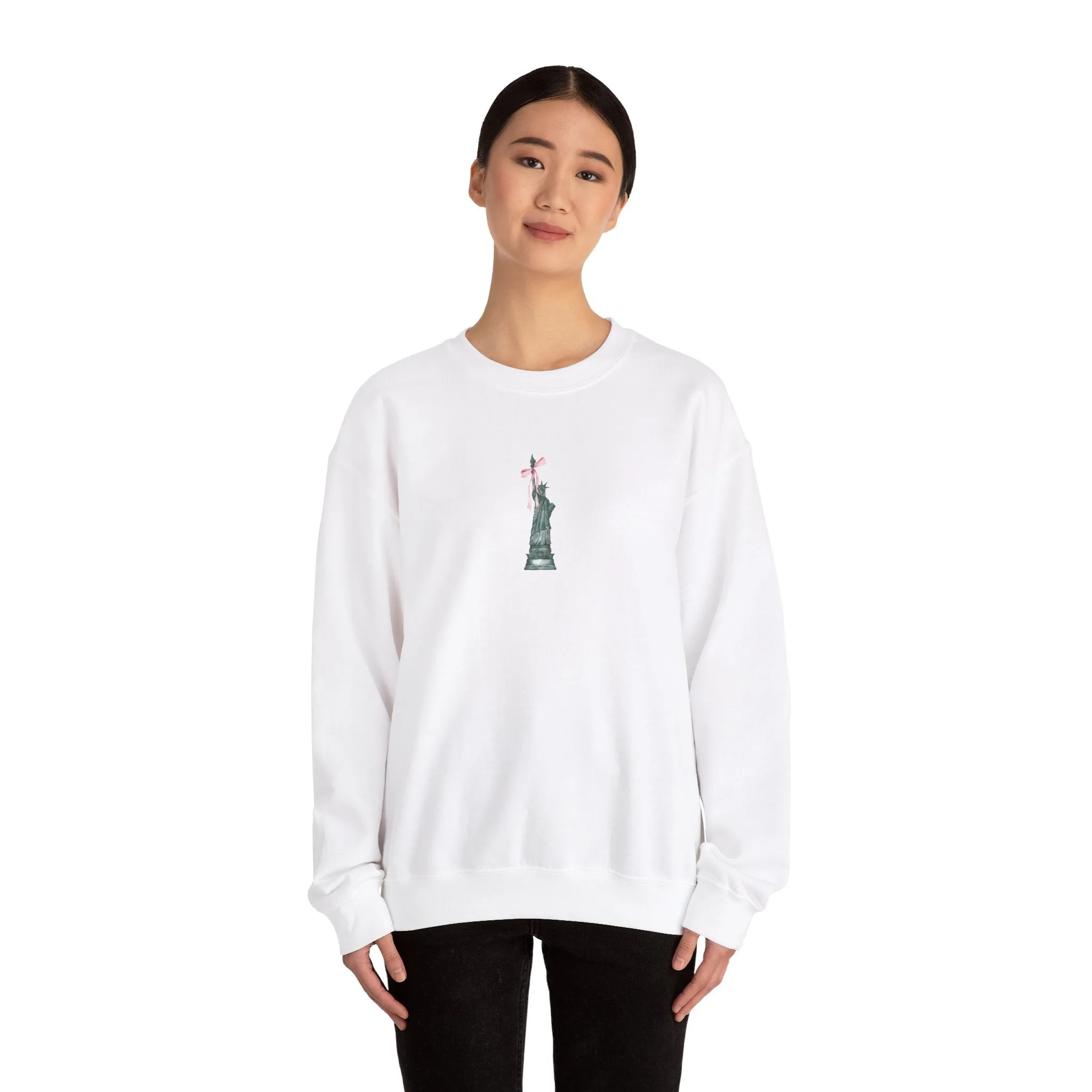 Statue of Liberty Bow Crewneck