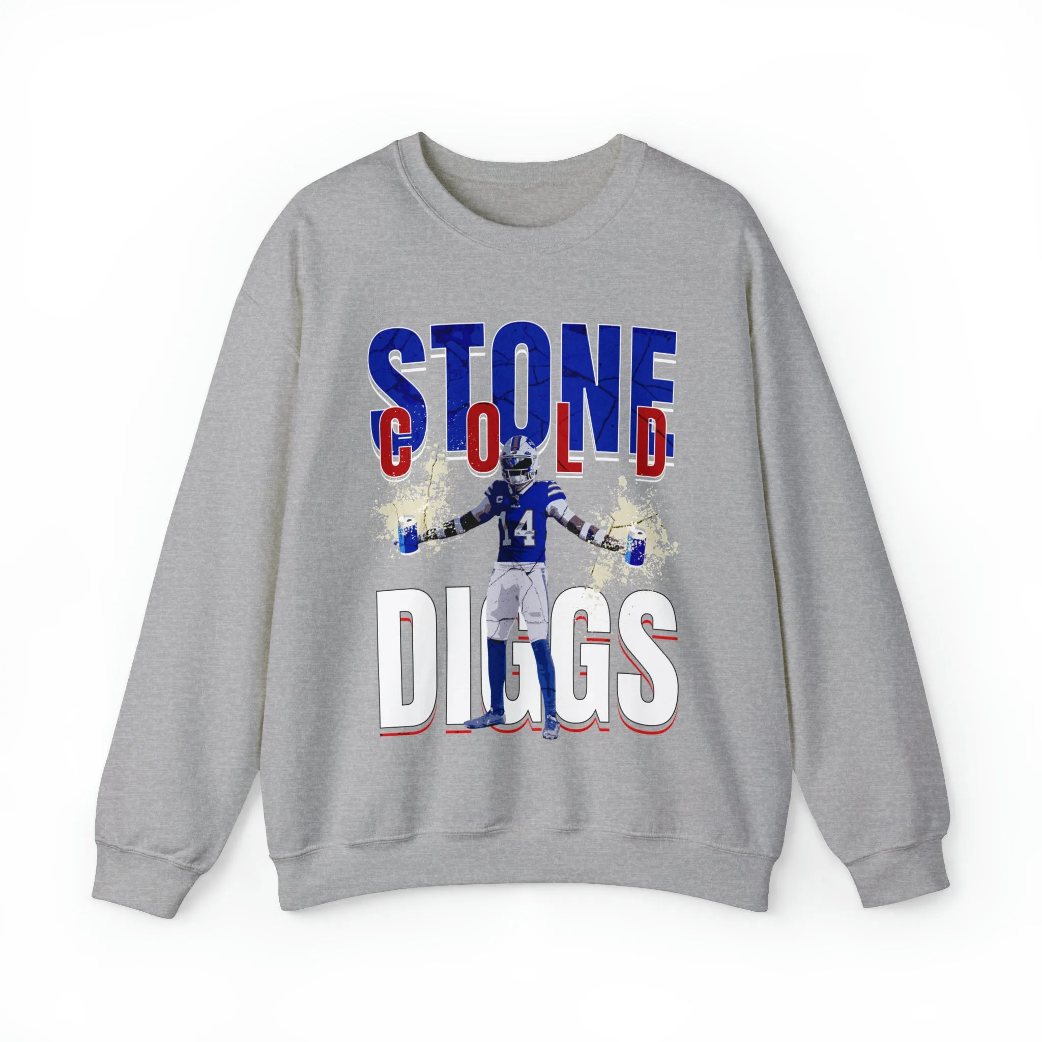 Stone Cold Diggs Touchdown Crewneck Sweatshirt